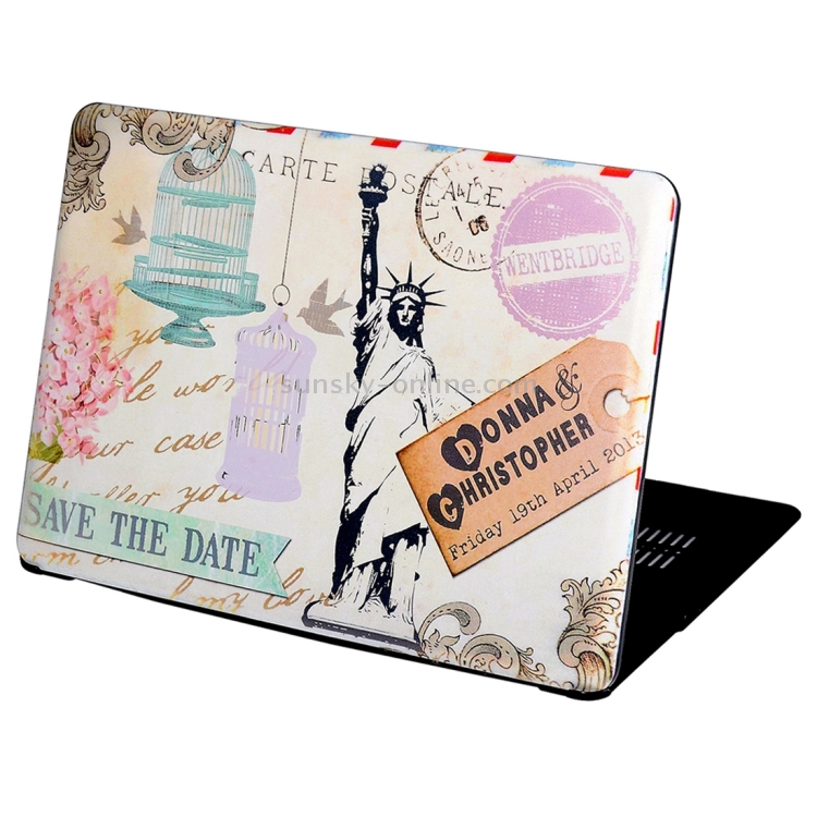 the Statue of Liberty Patterns Apple Laptop PC Protective Case for Macbook Air 13.3 inch the Statue of Liberty Patterns Apple Laptop PC Protective Case for Macbook Air 13.3 inch