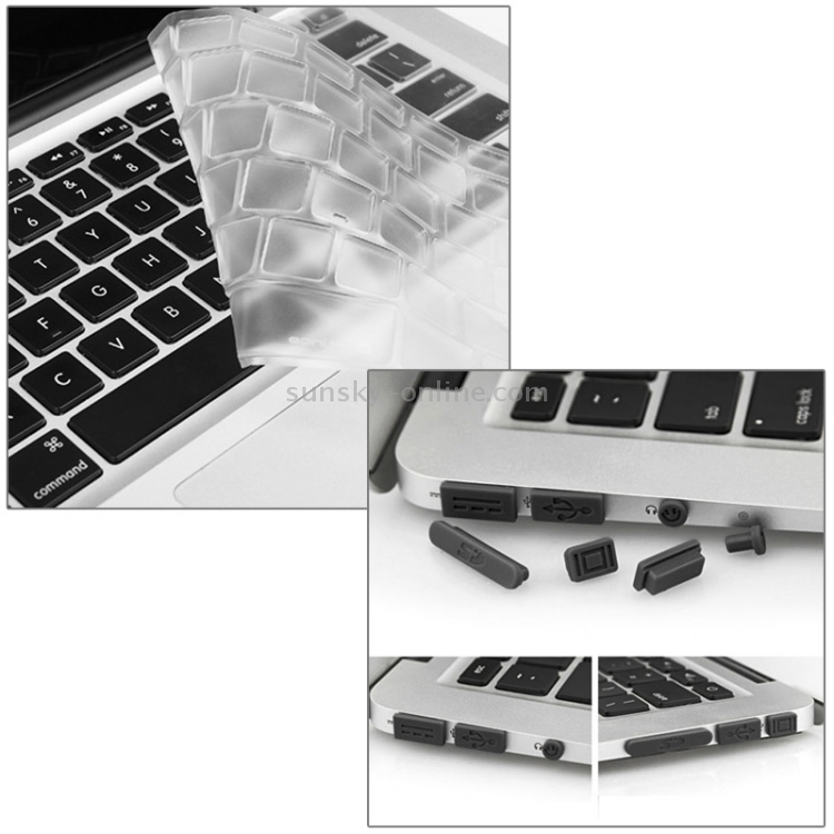 ENKAY for Macbook Air 11.6 inch (US Version) / A1370 / A1465 Hat-Prince 3 in 1 Crystal Hard Shell Plastic Protective Case with Keyboard Guard & Port Dust Plug(White) ENKAY for Macbook Air 11.6 inch (US Version) / A1370 / A1465 Hat-Prince 3 in 1 Crystal Hard Shell Plastic Protective Case with Keyboard Guard & Port Dust Plug(White)