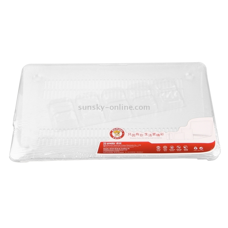ENKAY for Macbook Air 11.6 inch (US Version) / A1370 / A1465 Hat-Prince 3 in 1 Crystal Hard Shell Plastic Protective Case with Keyboard Guard & Port Dust Plug(White) ENKAY for Macbook Air 11.6 inch (US Version) / A1370 / A1465 Hat-Prince 3 in 1 Crystal Hard Shell Plastic Protective Case with Keyboard Guard & Port Dust Plug(White)