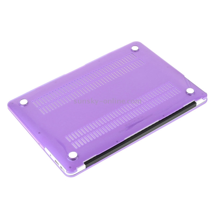ENKAY for Macbook Air 13.3 inch (US Version) / A1369 / A1466 Hat-Prince 3 in 1 Crystal Hard Shell Plastic Protective Case with Keyboard Guard & Port Dust Plug(Purple) ENKAY for Macbook Air 13.3 inch (US Version) / A1369 / A1466 Hat-Prince 3 in 1 Crystal Hard Shell Plastic Protective Case with Keyboard Guard & Port Dust Plug(Purple)