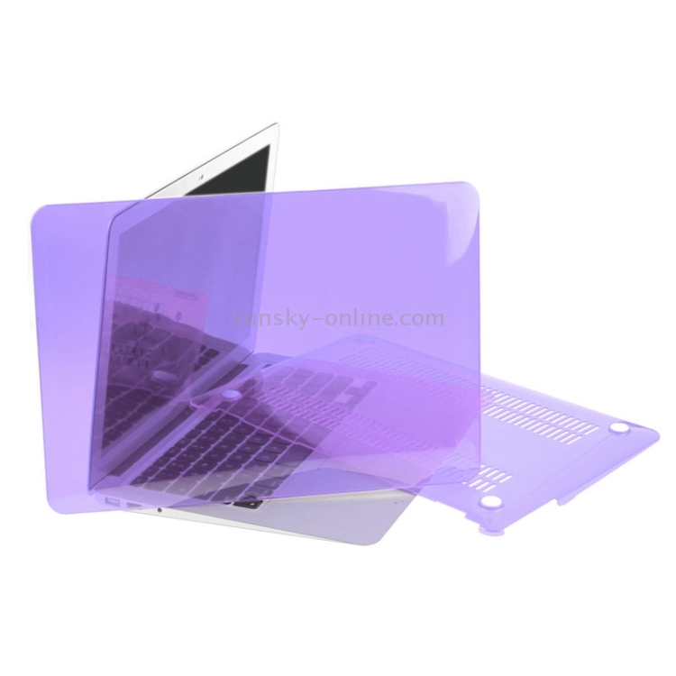 ENKAY for Macbook Air 13.3 inch (US Version) / A1369 / A1466 Hat-Prince 3 in 1 Crystal Hard Shell Plastic Protective Case with Keyboard Guard & Port Dust Plug(Purple) ENKAY for Macbook Air 13.3 inch (US Version) / A1369 / A1466 Hat-Prince 3 in 1 Crystal Hard Shell Plastic Protective Case with Keyboard Guard & Port Dust Plug(Purple)