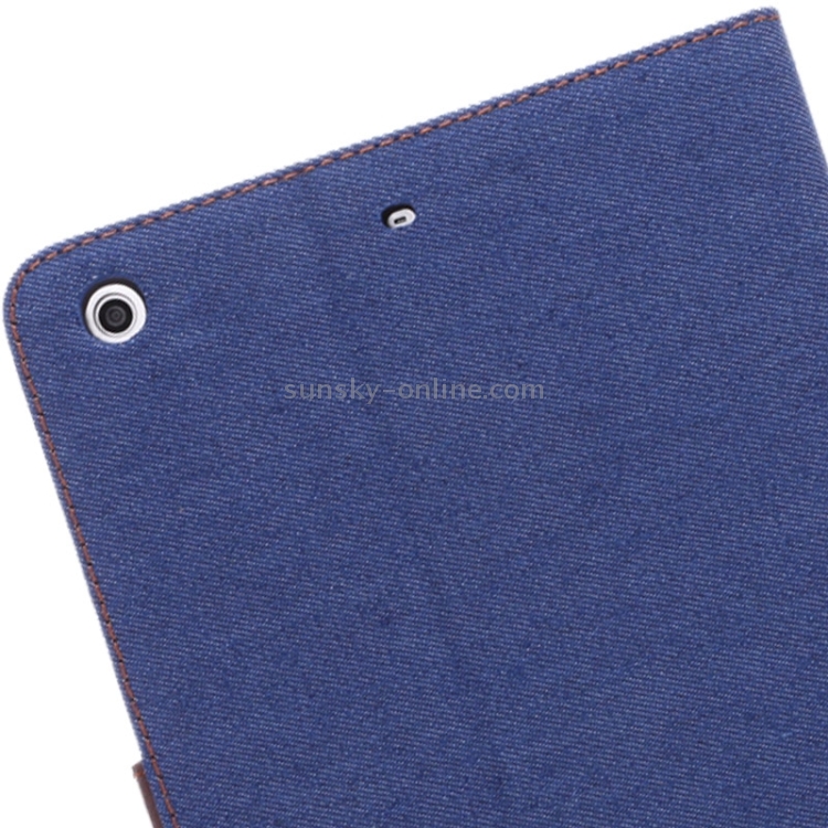 Denim Texture Leather Case with Card Slots & Holder & Sleep Function for iPad mini 3 / mini 2 Retina(Dark Blue) Denim Texture Leather Case with Card Slots & Holder & Sleep Function for iPad mini 3 / mini 2 Retina(Dark Blue)