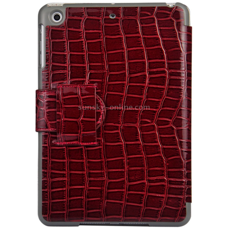 Crocodile Texture Leather Case with Holder & Sleep / Wake-up Function for iPad mini 1 / 2 / 3(Brown) Crocodile Texture Leather Case with Holder & Sleep / Wake-up Function for iPad mini 1 / 2 / 3(Brown)