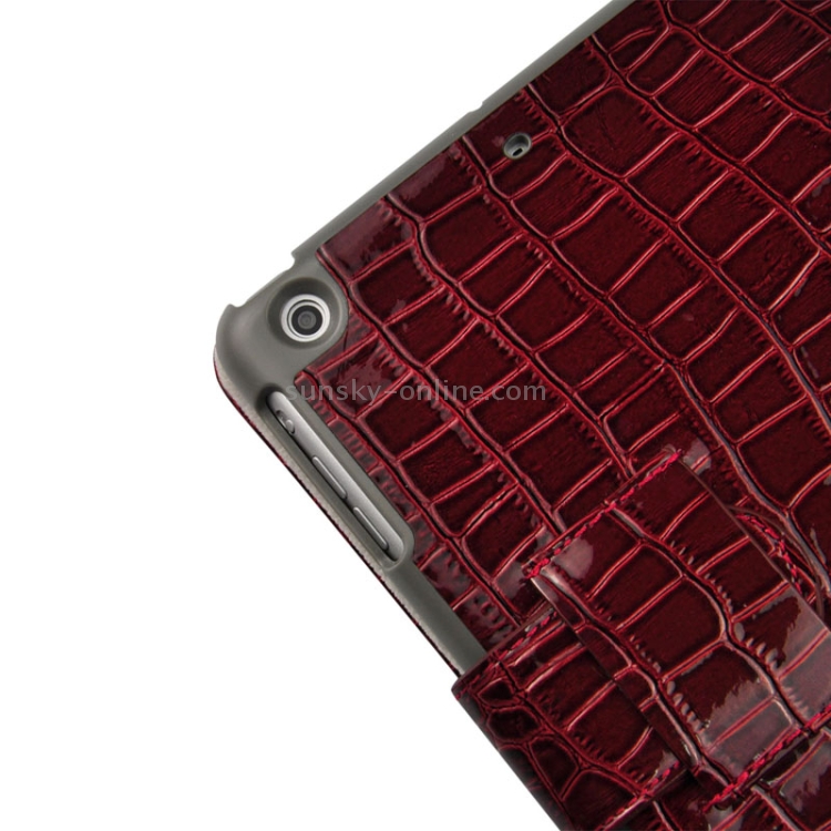 Crocodile Texture Leather Case with Holder & Sleep / Wake-up Function for iPad mini 1 / 2 / 3(Brown) Crocodile Texture Leather Case with Holder & Sleep / Wake-up Function for iPad mini 1 / 2 / 3(Brown)