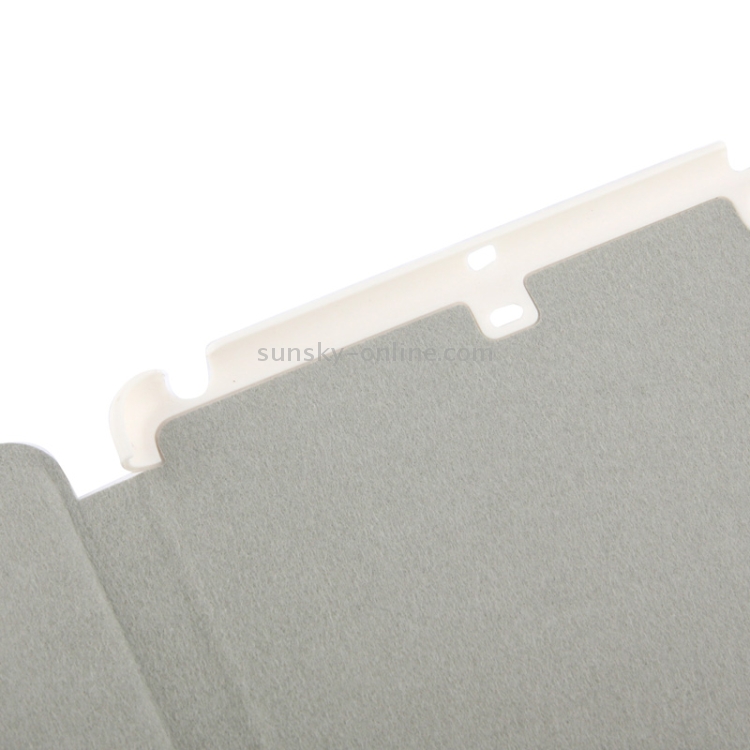 4-folding Cross Texture Leather Case with Sleep / Wake-up Function & Holder for iPad mini 1 / 2 / 3 (White) 4-folding Cross Texture Leather Case with Sleep / Wake-up Function & Holder for iPad mini 1 / 2 / 3 (White)