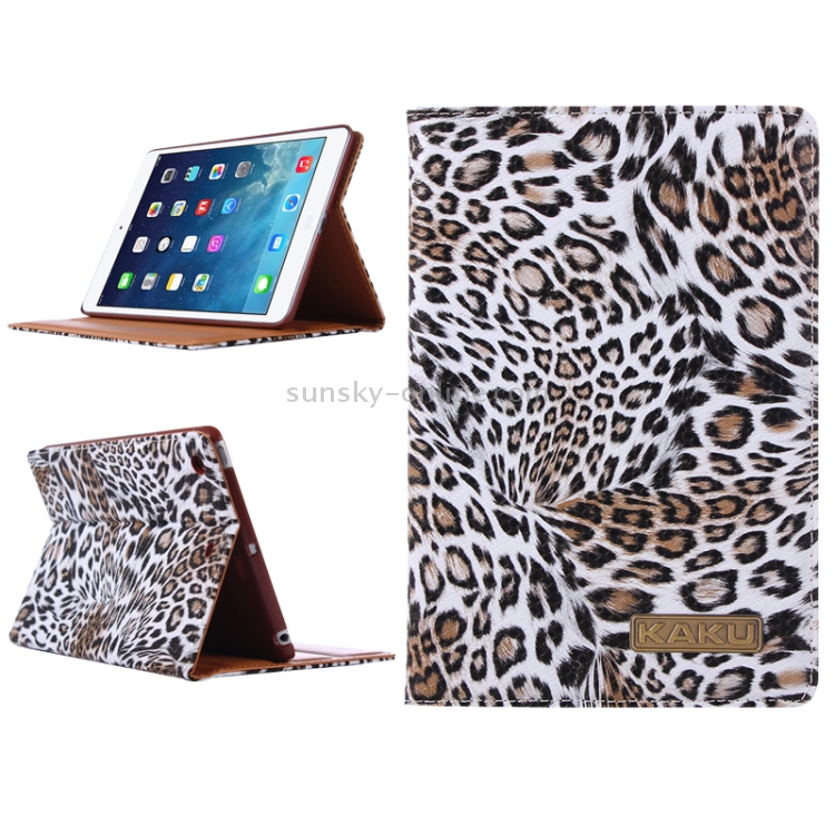 Leopard Texture Protective PU Leather Case with Sleep / Wake-up Function for iPad mini 1 / 2 / 3(White) Leopard Texture Protective PU Leather Case with Sleep / Wake-up Function for iPad mini 1 / 2 / 3(White)