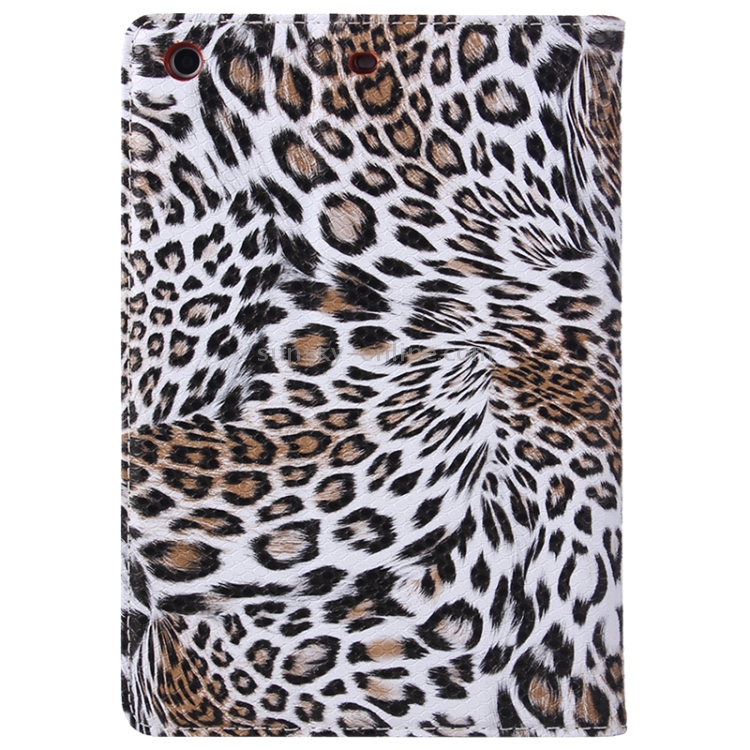 Leopard Texture Protective PU Leather Case with Sleep / Wake-up Function for iPad mini 1 / 2 / 3(White) Leopard Texture Protective PU Leather Case with Sleep / Wake-up Function for iPad mini 1 / 2 / 3(White)