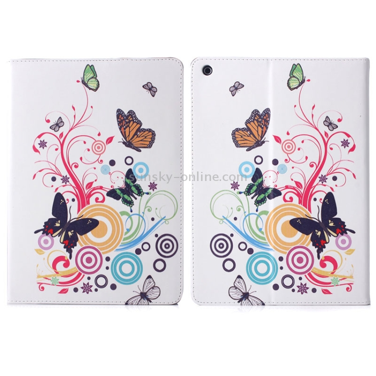 ENKAY Butterfly Flying Pattern Protective Case with Holder & Card Slots for iPad mini 1 / 2 / 3 ENKAY Butterfly Flying Pattern Protective Case with Holder & Card Slots for iPad mini 1 / 2 / 3