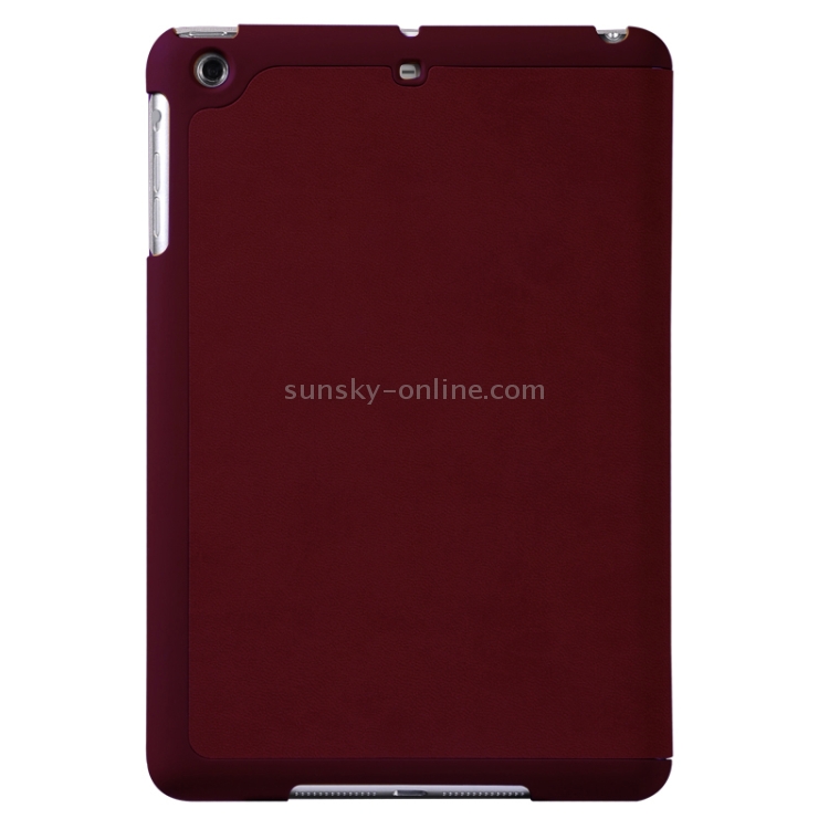 Baseus Grace Simplism Series 3-folding Frosted Texture Leather Smart Case with Holder & Sleep / Wake-up Function for iPad mini / mini 2 Retina(Red) Baseus Grace Simplism Series 3-folding Frosted Texture Leather Smart Case with Holder & Sleep / Wake-up Function for iPad mini / mini 2 Retina(Red)