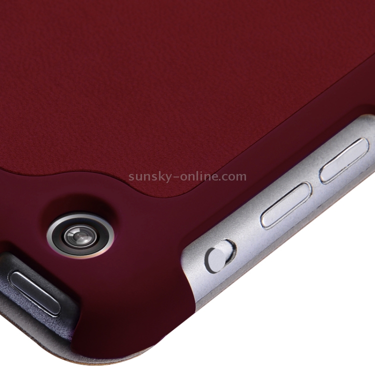Baseus Grace Simplism Series 3-folding Frosted Texture Leather Smart Case with Holder & Sleep / Wake-up Function for iPad mini / mini 2 Retina(Red) Baseus Grace Simplism Series 3-folding Frosted Texture Leather Smart Case with Holder & Sleep / Wake-up Function for iPad mini / mini 2 Retina(Red)