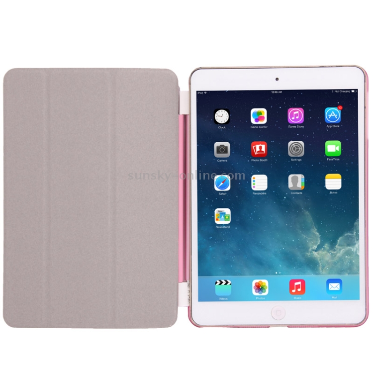 3-folding Slim Smart Cover Companion Case with Sleep & Wake-up Function for iPad mini 1 / 2 / 3 (Pink) 3-folding Slim Smart Cover Companion Case with Sleep & Wake-up Function for iPad mini 1 / 2 / 3 (Pink)