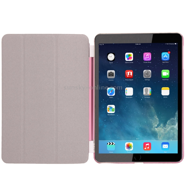 3-folding Slim Smart Cover Companion Case with Sleep & Wake-up Function for iPad mini 1 / 2 / 3 (Pink) 3-folding Slim Smart Cover Companion Case with Sleep & Wake-up Function for iPad mini 1 / 2 / 3 (Pink)
