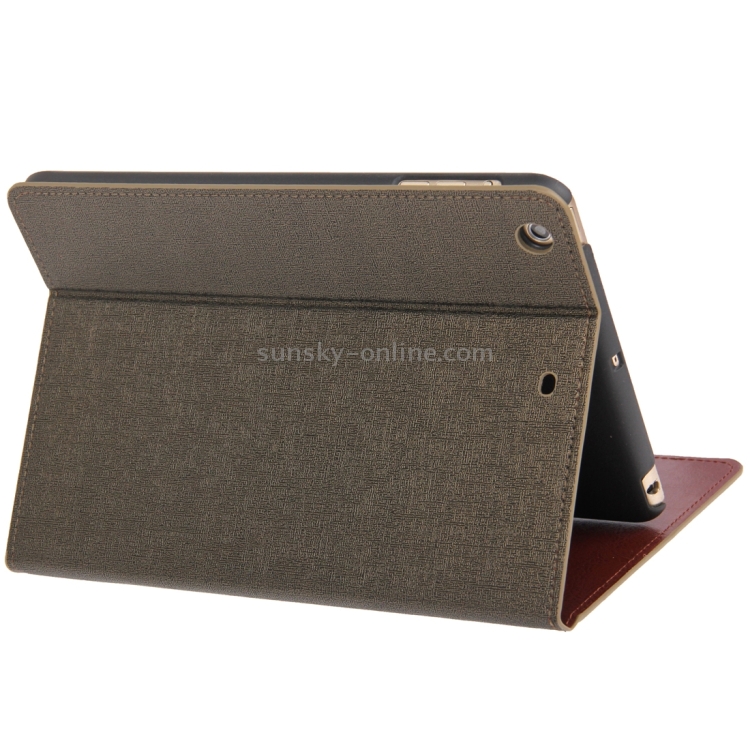 Linen Texture Leather Case with Credit Card Slot & Holder for iPad mini / mini 2 Retina Linen Texture Leather Case with Credit Card Slot & Holder for iPad mini / mini 2 Retina