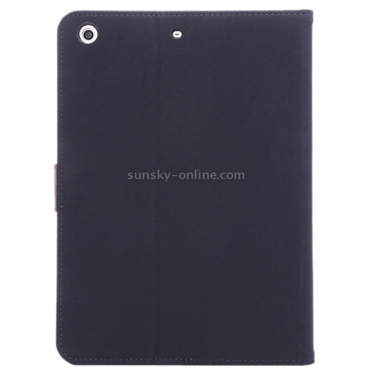 Canvas Texture Leather Case with Holder & Card Slots & Sleep Function for iPad Mini3 / Mini 2(Dark Blue) Canvas Texture Leather Case with Holder & Card Slots & Sleep Function for iPad Mini3 / Mini 2(Dark Blue)