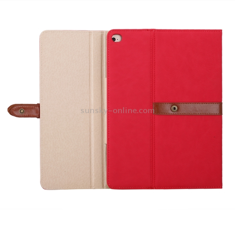 Bussiness Style Horizontal Flip Leather Case with 2-Folding Holder & Buckle for iPad mini 3 / 2 / 1(Red) Bussiness Style Horizontal Flip Leather Case with 2-Folding Holder & Buckle for iPad mini 3 / 2 / 1(Red)