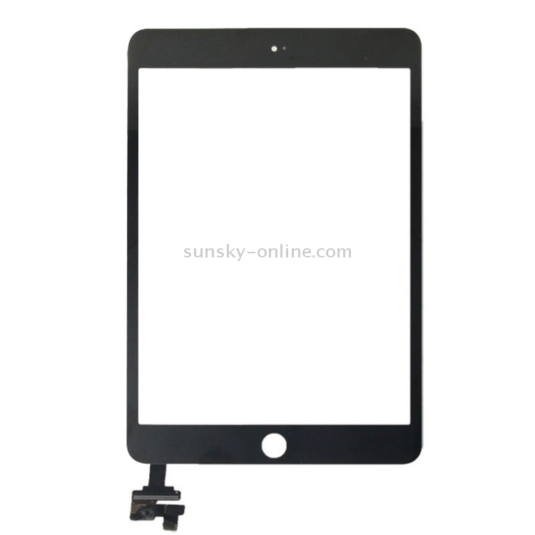 Panel táctil + chip IC para iPad mini 3 (negro) - 1