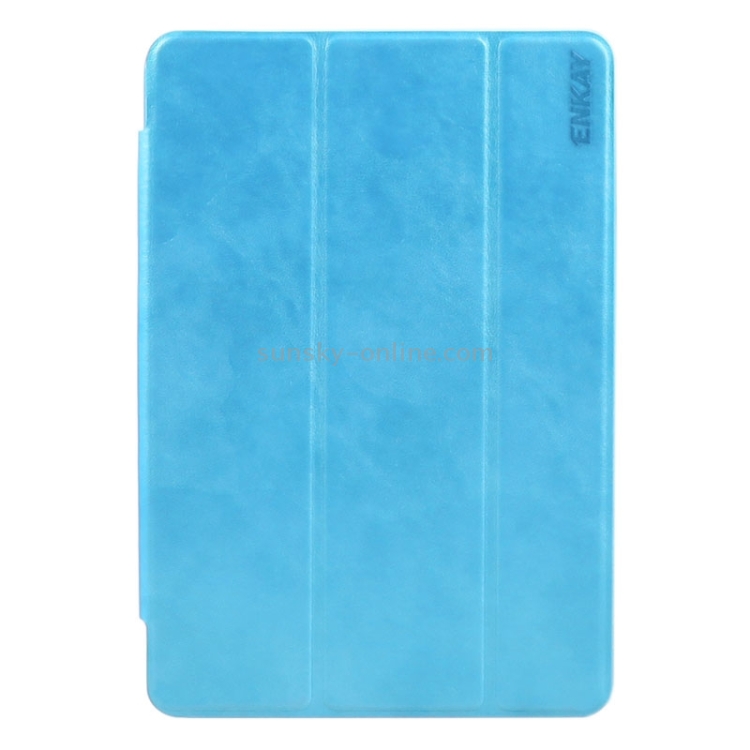 ENKAY Universal SheepSkin PU Protective Cases with Holder and Silicone Back Shell for iPad mini 1 / 2 / 3(Blue) ENKAY Universal SheepSkin PU Protective Cases with Holder and Silicone Back Shell for iPad mini 1 / 2 / 3(Blue)