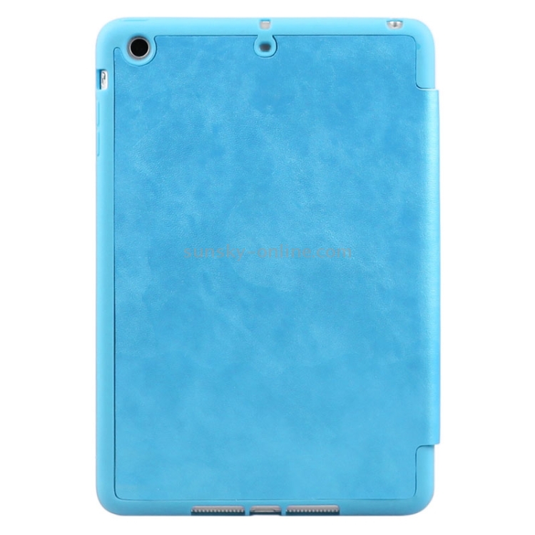 ENKAY Universal SheepSkin PU Protective Cases with Holder and Silicone Back Shell for iPad mini 1 / 2 / 3(Blue) ENKAY Universal SheepSkin PU Protective Cases with Holder and Silicone Back Shell for iPad mini 1 / 2 / 3(Blue)