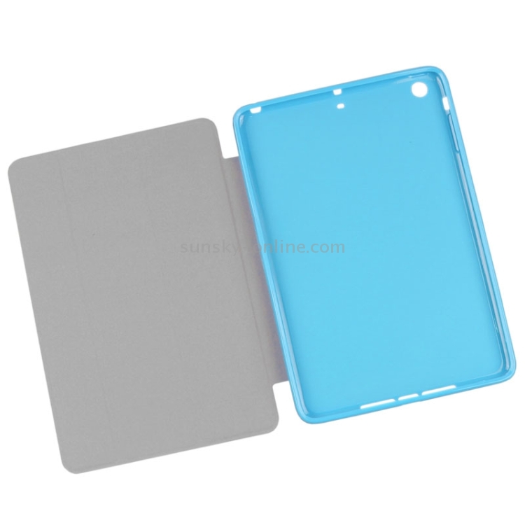 ENKAY Universal SheepSkin PU Protective Cases with Holder and Silicone Back Shell for iPad mini 1 / 2 / 3(Blue) ENKAY Universal SheepSkin PU Protective Cases with Holder and Silicone Back Shell for iPad mini 1 / 2 / 3(Blue)