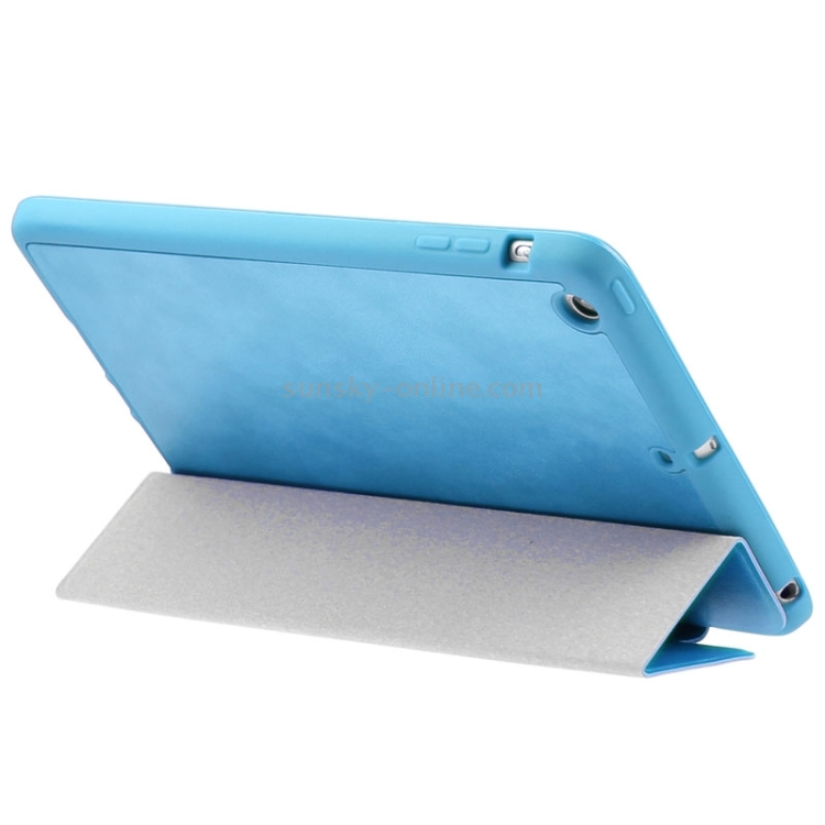 ENKAY Universal SheepSkin PU Protective Cases with Holder and Silicone Back Shell for iPad mini 1 / 2 / 3(Blue) ENKAY Universal SheepSkin PU Protective Cases with Holder and Silicone Back Shell for iPad mini 1 / 2 / 3(Blue)