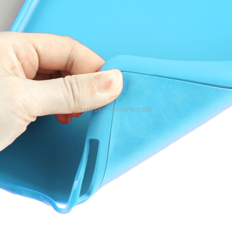 ENKAY Universal SheepSkin PU Protective Cases with Holder and Silicone Back Shell for iPad mini 1 / 2 / 3(Blue) ENKAY Universal SheepSkin PU Protective Cases with Holder and Silicone Back Shell for iPad mini 1 / 2 / 3(Blue)