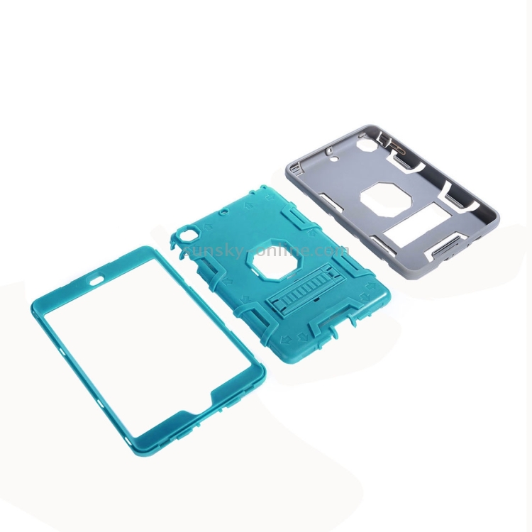 Separable Shock-resistant Double Colored TPU + PC Combination Case with Holder for iPad mini 1 / 2 / 3(Grey + Blue) Separable Shock-resistant Double Colored TPU + PC Combination Case with Holder for iPad mini 1 / 2 / 3(Grey + Blue)