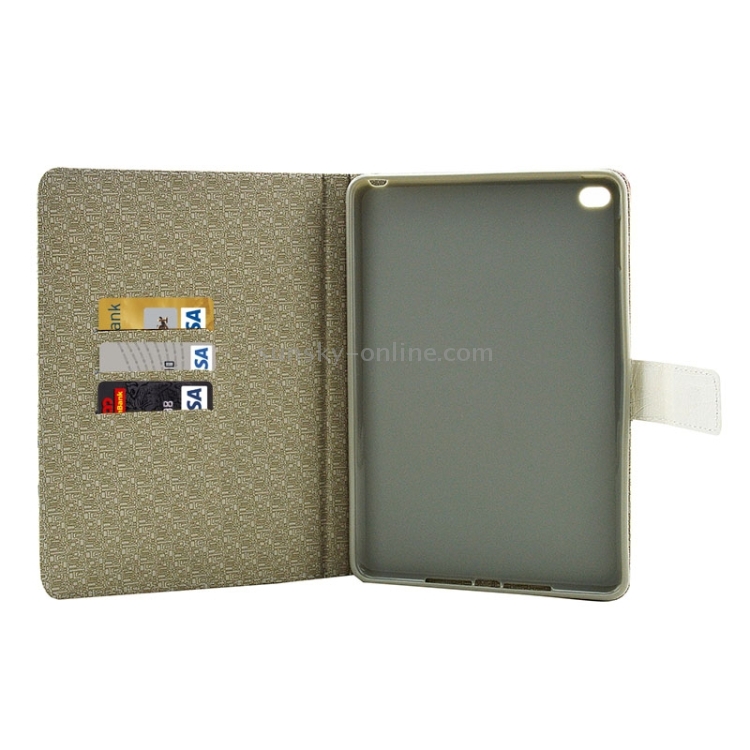 Eiffel Tower Pattern Horizontal Flip Leather Case with Holder for iPad mini 4 Eiffel Tower Pattern Horizontal Flip Leather Case with Holder for iPad mini 4