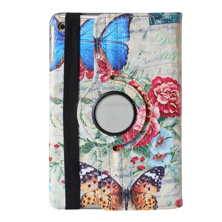 Drawing Pattern 360 Degree Rotation Leather Case with 2 Gears Holder for iPad mini 4 Drawing Pattern 360 Degree Rotation Leather Case with 2 Gears Holder for iPad mini 4