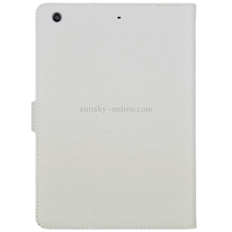 Embossing Decorative Pattern Flip Leather Case with Credit Card Slots & Holder for iPad mini 1 / 2 / 3(White) Embossing Decorative Pattern Flip Leather Case with Credit Card Slots & Holder for iPad mini 1 / 2 / 3(White)