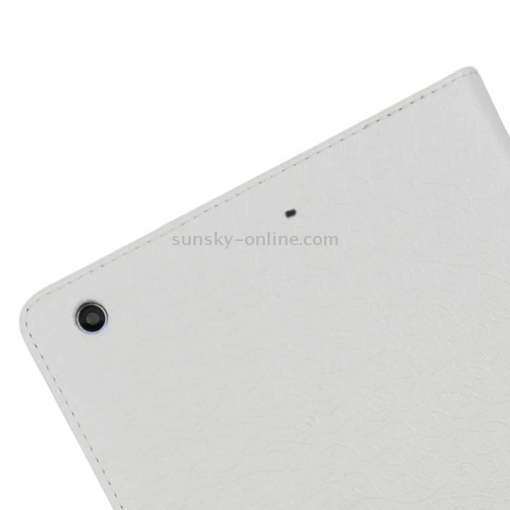 Embossing Decorative Pattern Flip Leather Case with Credit Card Slots & Holder for iPad mini 1 / 2 / 3(White) Embossing Decorative Pattern Flip Leather Case with Credit Card Slots & Holder for iPad mini 1 / 2 / 3(White)