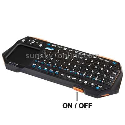 Mini Bluetooth Keyboard with Built in Touchpad for iPad mini 1 / 2 / 3 , Working Distance: 10m , Designed for iOS / Android / Windows Operating System Tablet PC (The iOS Systems do not Support the iPad / iPhone touch, but Macbook and iMac Support.)(Black) Mini Bluetooth Keyboard with Built in Touchpad for iPad mini 1 / 2 / 3 , Working Distance: 10m , Designed for iOS / Android / Windows Operating System Tablet PC (The iOS Systems do not Support the iPad / iPhone touch, but Macbook and iMac Support.)(Black)