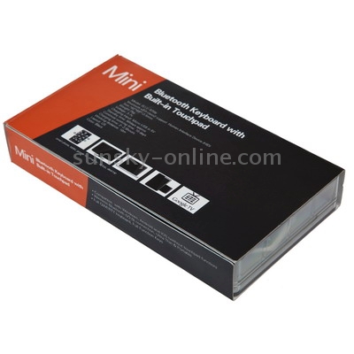 Mini Bluetooth Keyboard with Built in Touchpad for iPad mini 1 / 2 / 3 , Working Distance: 10m , Designed for iOS / Android / Windows Operating System Tablet PC (The iOS Systems do not Support the iPad / iPhone touch, but Macbook and iMac Support.)(Black) Mini Bluetooth Keyboard with Built in Touchpad for iPad mini 1 / 2 / 3 , Working Distance: 10m , Designed for iOS / Android / Windows Operating System Tablet PC (The iOS Systems do not Support the iPad / iPhone touch, but Macbook and iMac Support.)(Black)