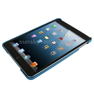 360 Degree Rotatable Cross Texture Plastic Case with Holder & Elastic Hand Strap for iPad mini 1 / 2 / 3(Blue) 360 Degree Rotatable Cross Texture Plastic Case with Holder & Elastic Hand Strap for iPad mini 1 / 2 / 3(Blue)