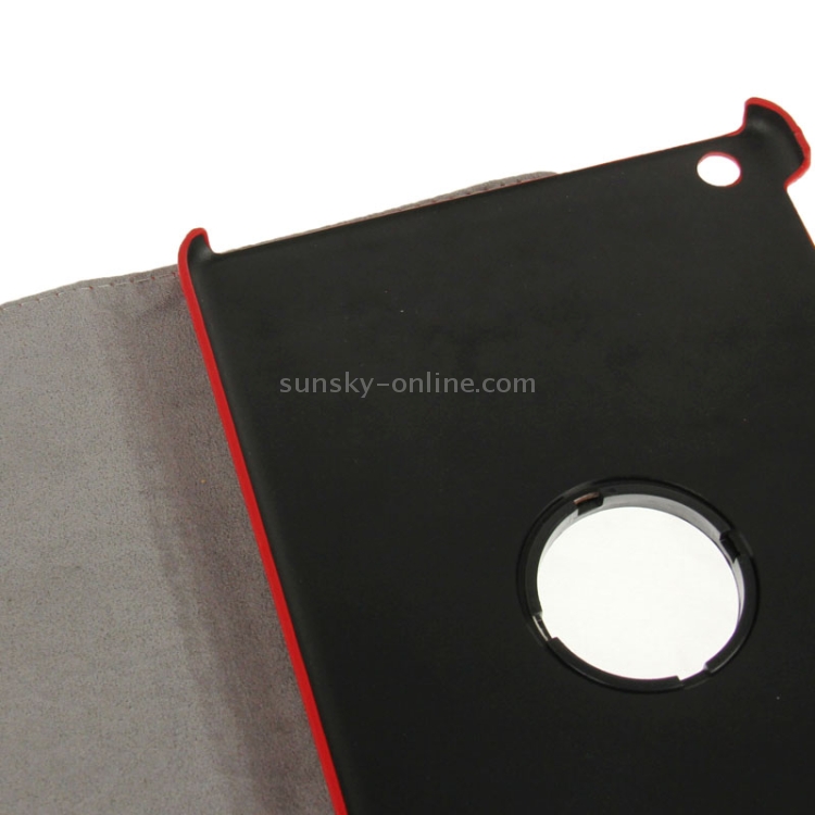 360 Degree Rotation Cross Texture Leather Case with Holder & Credit Card Slots for iPad mini 1 / 2 / 3 (Red) 360 Degree Rotation Cross Texture Leather Case with Holder & Credit Card Slots for iPad mini 1 / 2 / 3 (Red)