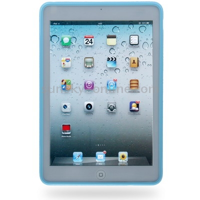Smooth Pure Color TPU Case for iPad mini 1 / 2 / 3 (Blue) Smooth Pure Color TPU Case for iPad mini 1 / 2 / 3 (Blue)