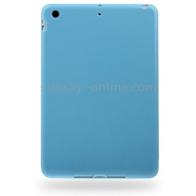 Smooth Pure Color TPU Case for iPad mini 1 / 2 / 3 (Blue) Smooth Pure Color TPU Case for iPad mini 1 / 2 / 3 (Blue)