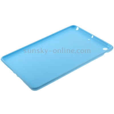 Smooth Pure Color TPU Case for iPad mini 1 / 2 / 3 (Blue) Smooth Pure Color TPU Case for iPad mini 1 / 2 / 3 (Blue)