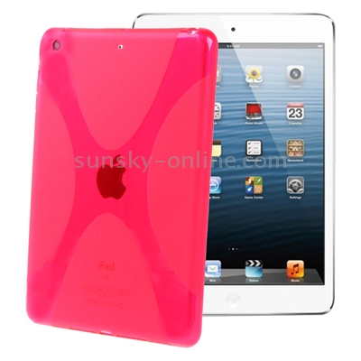 X-Shaped TPU Case for iPad mini 1 / 2 / 3 (Magenta) X-Shaped TPU Case for iPad mini 1 / 2 / 3 (Magenta)