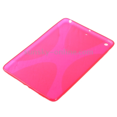 X-Shaped TPU Case for iPad mini 1 / 2 / 3 (Magenta) X-Shaped TPU Case for iPad mini 1 / 2 / 3 (Magenta)