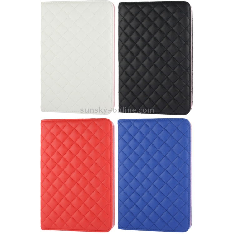 Grid Texture Leather Case with Sleep / Wake-up Function & 3-angle Viewing Holder for iPad mini 1 / 2 / 3(Black) Grid Texture Leather Case with Sleep / Wake-up Function & 3-angle Viewing Holder for iPad mini 1 / 2 / 3(Black)