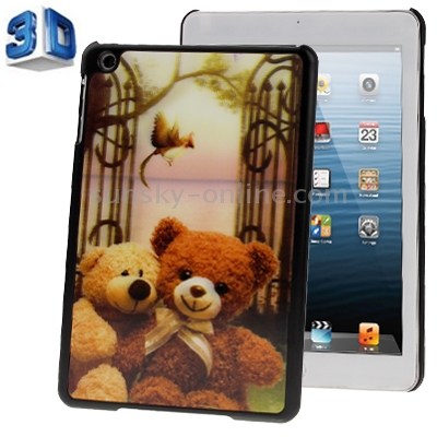 3D Style Bear Doll Pattern Plastic Protect Case for iPad mini 1 / 2 / 3 3D Style Bear Doll Pattern Plastic Protect Case for iPad mini 1 / 2 / 3