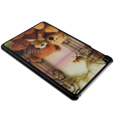 3D Style Bear Doll Pattern Plastic Protect Case for iPad mini 1 / 2 / 3 3D Style Bear Doll Pattern Plastic Protect Case for iPad mini 1 / 2 / 3