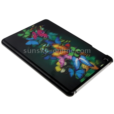 3D Style Colorful Butterfly Pattern Plastic Protect Case for iPad mini 1 / 2 / 3 3D Style Colorful Butterfly Pattern Plastic Protect Case for iPad mini 1 / 2 / 3