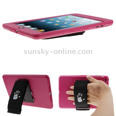 360° Free Spinning Hand Strap & Stand Non-slip Protective Shell for iPad mini / mini 2 Retina(Magenta) 360° Free Spinning Hand Strap & Stand Non-slip Protective Shell for iPad mini / mini 2 Retina(Magenta)
