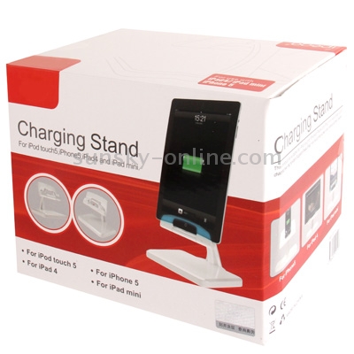 8pin Charging Stand for iPad mini 1 / 2 / 3 / iPad 4 / iPhone 5 / iPod touch 5 / 6(Silver) 8pin Charging Stand for iPad mini 1 / 2 / 3 / iPad 4 / iPhone 5 / iPod touch 5 / 6(Silver)