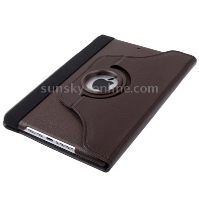 360 Degree Rotatable Litchi Texture Leather Case with Holder for iPad mini 1 / 2 / 3 (Brown) 360 Degree Rotatable Litchi Texture Leather Case with Holder for iPad mini 1 / 2 / 3 (Brown)