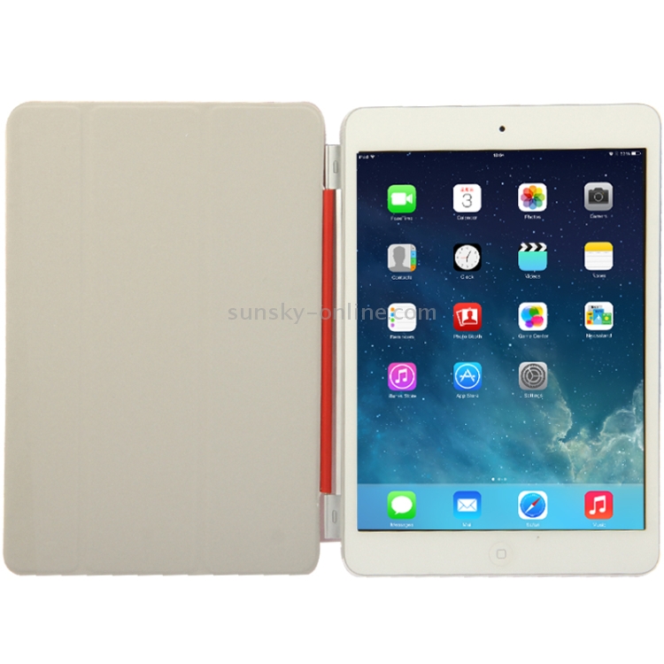 3-folding Smart Cover for iPad mini 1 / 2 / 3 (Red) 3-folding Smart Cover for iPad mini 1 / 2 / 3 (Red)
