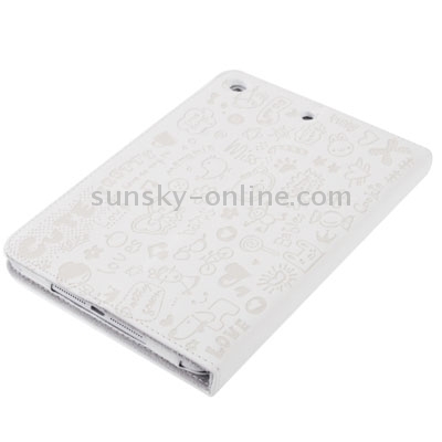 Magic Girl Leather Case with 3-angle Viewing Stand for iPad mini 1 / 2 / 3(White) Magic Girl Leather Case with 3-angle Viewing Stand for iPad mini 1 / 2 / 3(White)