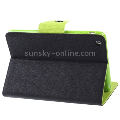 Candy Color Flip Leather Case with Holder for iPad mini 1 / 2 / 3(Black) Candy Color Flip Leather Case with Holder for iPad mini 1 / 2 / 3(Black)