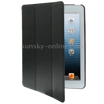 3-folding Ultrathin Leather Case with Sleep / Wake-up & Holder Function for iPad mini 1 / 2 / 3 (Black) 3-folding Ultrathin Leather Case with Sleep / Wake-up & Holder Function for iPad mini 1 / 2 / 3 (Black)